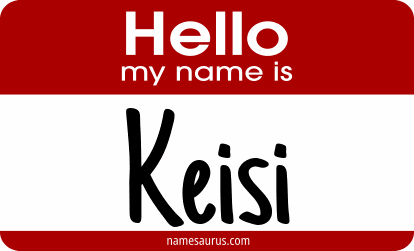 Hello my name is Keisi png download