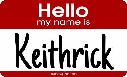 Hello my name is Keithrick png download