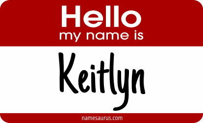 Hello my name is Keitlyn png download