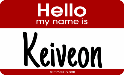 Hello my name is Keiveon png download