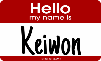 Hello my name is Keiwon png download