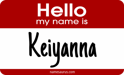 Hello my name is Keiyanna png download