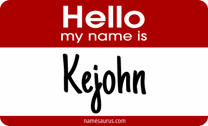 Hello my name is Kejohn png download