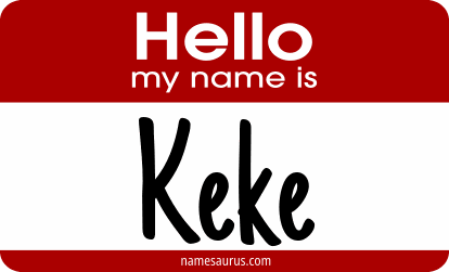 Hello my name is Keke png download