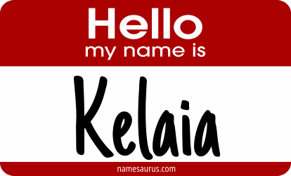 Hello my name is Kelaia png download