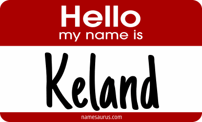 Hello my name is Keland png download
