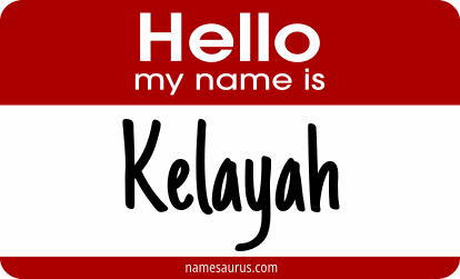 Hello my name is Kelayah png download