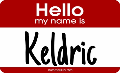 Hello my name is Keldric png download