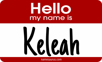 Hello my name is Keleah png download