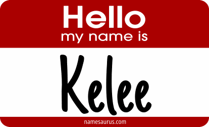 Hello my name is Kelee png download