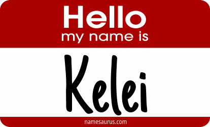 Hello my name is Kelei png download