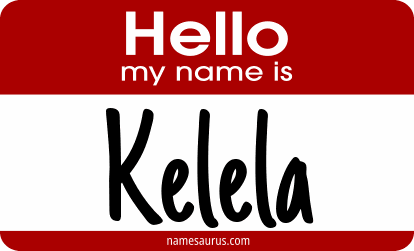 Hello my name is Kelela png download