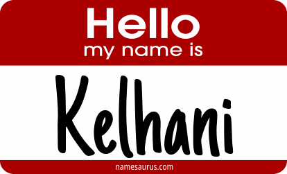 Hello my name is Kelhani png download
