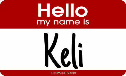 Hello my name is Keli png download
