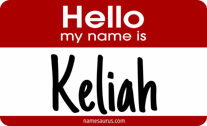 Hello my name is Keliah png download
