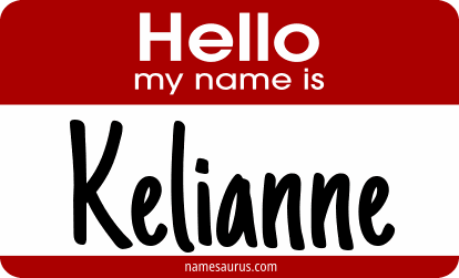 Hello my name is Kelianne png download