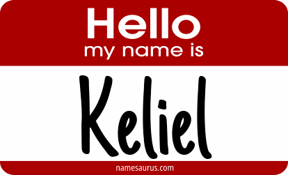 Hello my name is Keliel png download