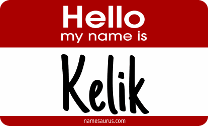 Hello my name is Kelik png download