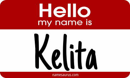 Hello my name is Kelita png download