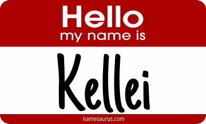 Hello my name is Kellei png download
