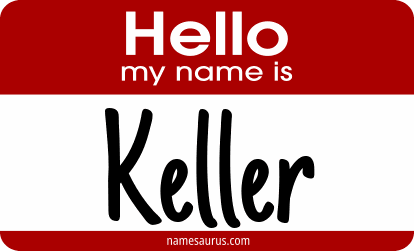 Hello my name is Keller png download
