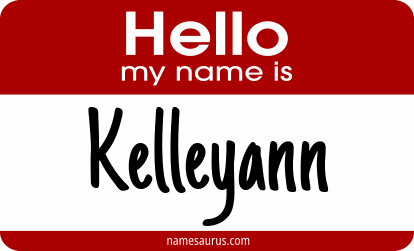 Hello my name is Kelleyann png download