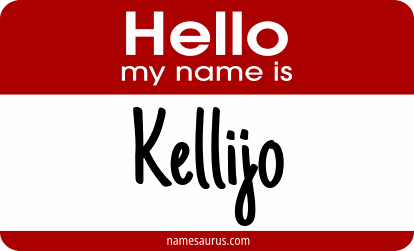 Hello my name is Kellijo png download