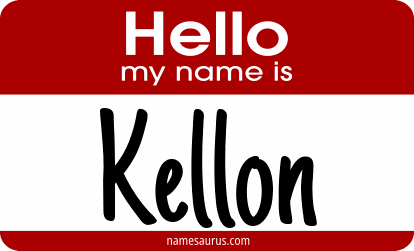 Hello my name is Kellon png download