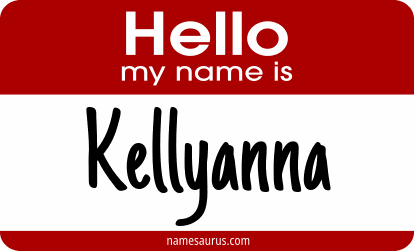 Hello my name is Kellyanna png download