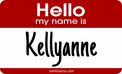 Hello my name is Kellyanne png download