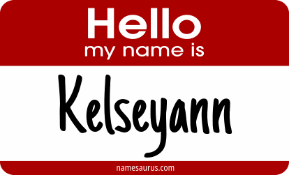 Hello my name is Kelseyann png download