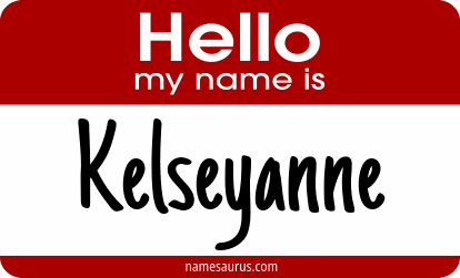Hello my name is Kelseyanne png download