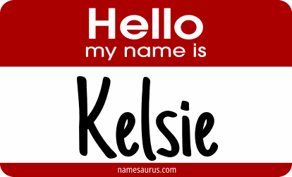 Hello my name is Kelsie png download