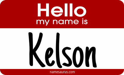 Hello my name is Kelson png download