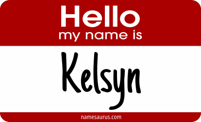 Hello my name is Kelsyn png download