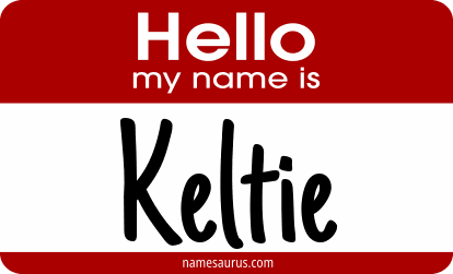 Hello my name is Keltie png download