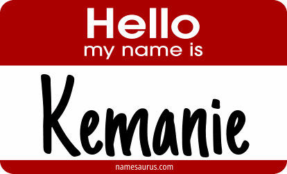 Hello my name is Kemanie png download