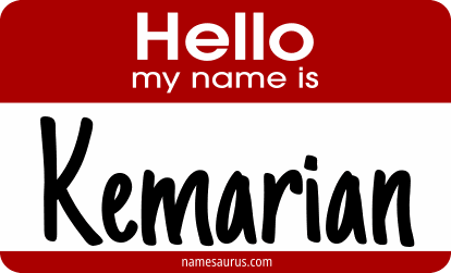 Hello my name is Kemarian png download
