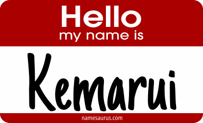 Hello my name is Kemarui png download