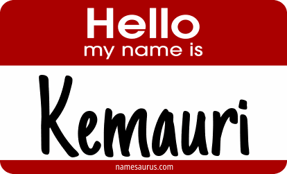 Hello my name is Kemauri png download