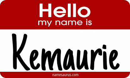 Hello my name is Kemaurie png download