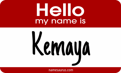 Hello my name is Kemaya png download