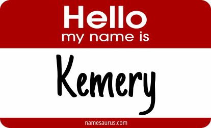 Hello my name is Kemery png download