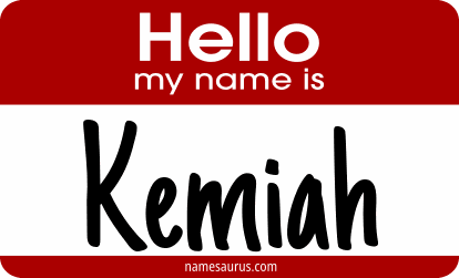 Hello my name is Kemiah png download