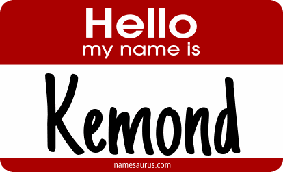 Hello my name is Kemond png download