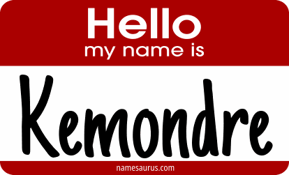 Hello my name is Kemondre png download