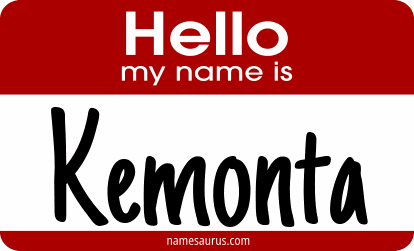 Hello my name is Kemonta png download