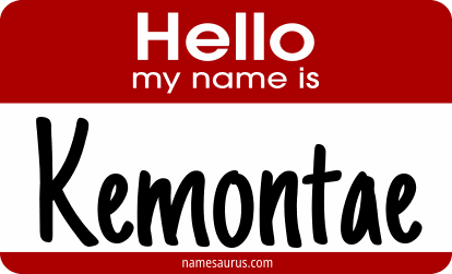 Hello my name is Kemontae png download