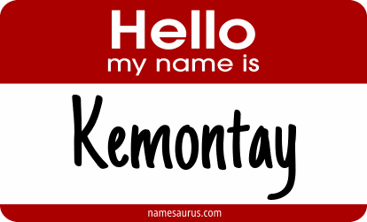 Hello my name is Kemontay png download