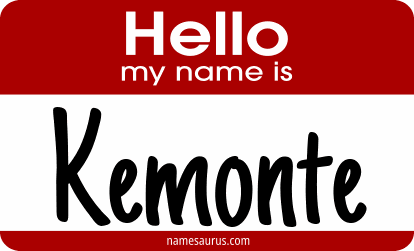 Hello my name is Kemonte png download